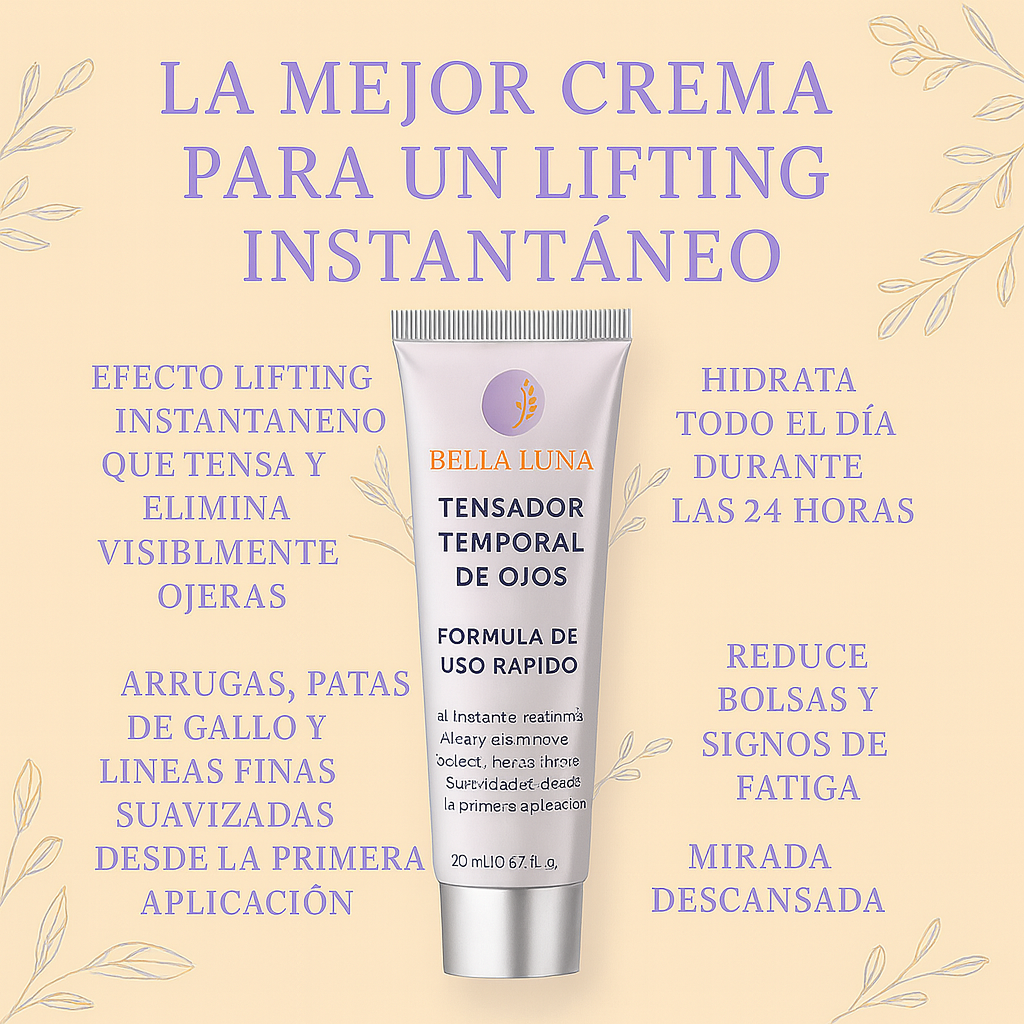 Crema Lifting Efecto Instantáneo | Repara arrugas, ojeras y flacidez